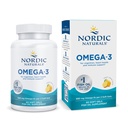 Nordic Naturals אומגה 3, Lemon Flavor - 60 Soft Gels - 690 מ"ג אומגה 3 - שמן דגים - EPA & DHA - Immune Support, Brain & Heart Health, Optimal Wellness - Non-GMO - 30 משרתים