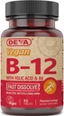 SIXNE Devaתזונה טבעונית ויטמין B-12 Tablet, 2 Count