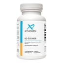XYMOgen K2-D3 5000 - ויטמין D3 K2 - ויטמין D5000 IU (Cholecalciferol) עם MK-7 - לב, Arterial, Bone Health + Immune Support Supplement (60 קפסולות)