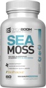Sea Mosss כמוסות הים האירי Mosss תוספת עם שורש Burdock אורגני, Bladderwrack & Black Pepper | Boost Energy, Detox & Immune Support