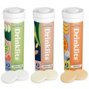 שתיית משקאות מדי יום hydrotion Variety Pack (3) Tube Bundle | ג'ינג'ר-לime + Lemon-Lime + Orange | טבליות אלקטרוליטיות - 0g Sugar - Great Taste