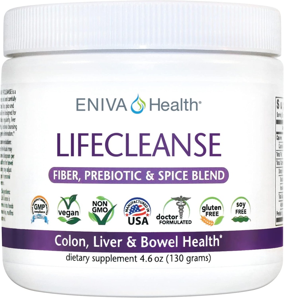 Eniva LifeCleanse Natural סיבים אבקה (4.23 oz)