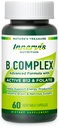 Bioactive B Complex with Active B12 & Folate - תומך אנרגיה, מוח ועצב בריאות, 60 קפסולות טבעוניות