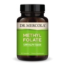 Dr. Mercola Methyl Folate - תמיכה Detoxification & Cell Health - 5-MTHF Folate - פורמולה ביו-זמינות - 5 מ"ג - 30 קפסולות