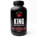 The Fittest King - טסטוסטרון Booster תוסף - תמיכה בריאות הורמונלית, Stamina, & Power - כולל Grass fed Bovine Liver, Bone Marrow, Heart & Testicle - 180 קפסולות
