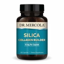 Dr. Mercola Silica Collagen Builder - Plant-based Silica תוסף לתמיכה ב- Skin, Hair, Nail & Bone Health - Non-GMO, Gluten-Free & Soy-Free - 60 קפסולות (60 משרתים)