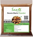 Neem Bark אבקת Neem Chhal אבקת, שימושי עייפות, מחלות עור, ויטמין, 100gm