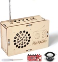 צעצועי STEM לתקופה 6-8-13 מדע Kits לבנות את כלי הרדיו שלך לילדים שמגייסים מתנות ליום הולדת של 10 12 14+ שנה Old Girls Teens Engineering Project