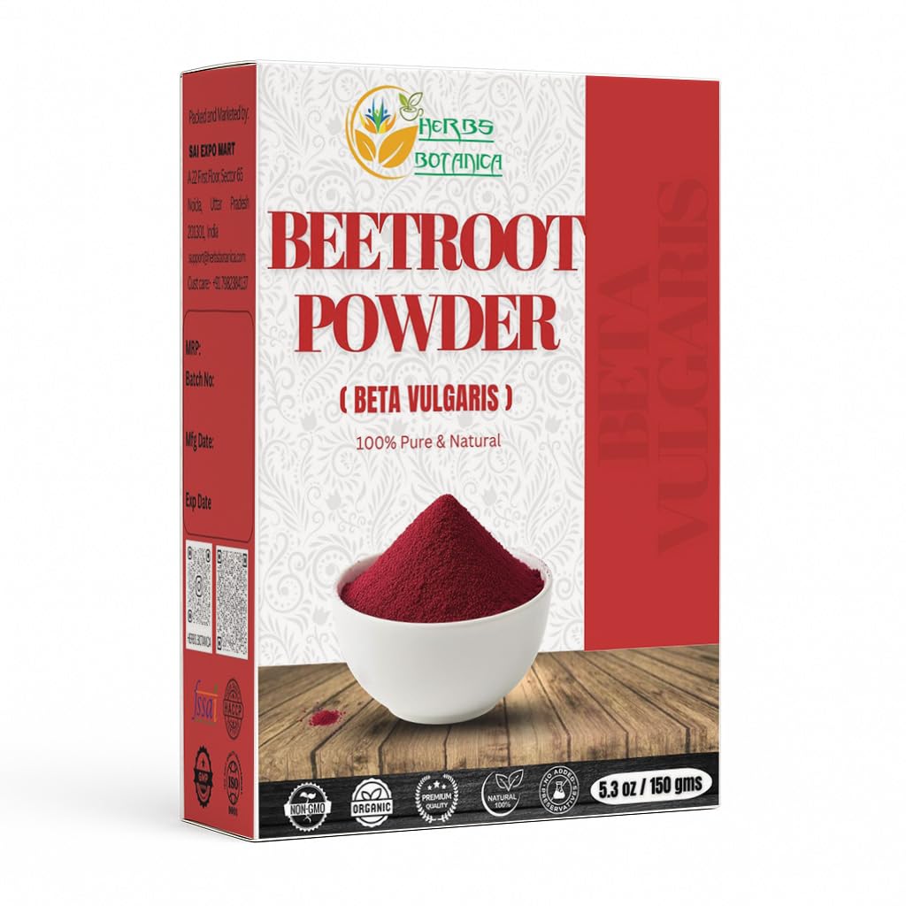 צמחייה הבוטנית אבקת באטרוב עבור Baking ו Smoothies | Nitric Oxide Suppement | אבקת שורש באט Boost Stamina ולהגדיל את האנרגיה Gluten ו GMO חינם 5.3 oz / 150 GMS