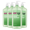 טיפול בסיסי - Aloe Vera Hand Sanitizer 62%, 34 oz (Pack of 4)