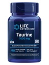 Life Extension Turine, Pure Tairine Amino Acid תוסף, Heart, Liver ו- Brain Health, Longevity, שריר ואימון, 1000 מ"ג מנה, non-GMO, Gluten-Free, Vegetarian, 90 קפסולות צמחוניות