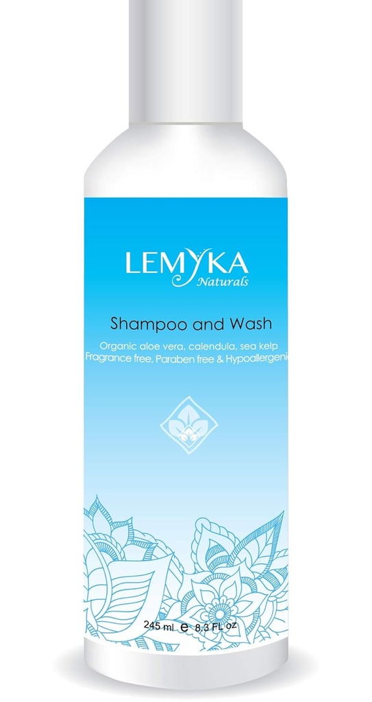 Eczema Shampoo, Face Redness הקלה Wash, עבור עור רוזאצ'ה, הקרקפת, קפסולת cradle, dandruff, עור רגיש, hypoallergenic, Sulfate-free, grance-free, 8.3oz