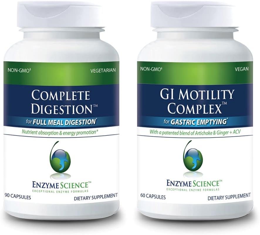Enzyme Science שיפר את העיכול השלם 90 ו- GI Motility Complex 60
