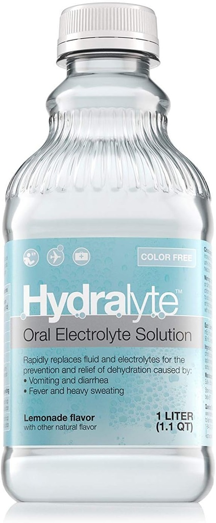 hydrolyte Electrolyte Lemonade נוזלי 33.8 oz. (2 Pack)