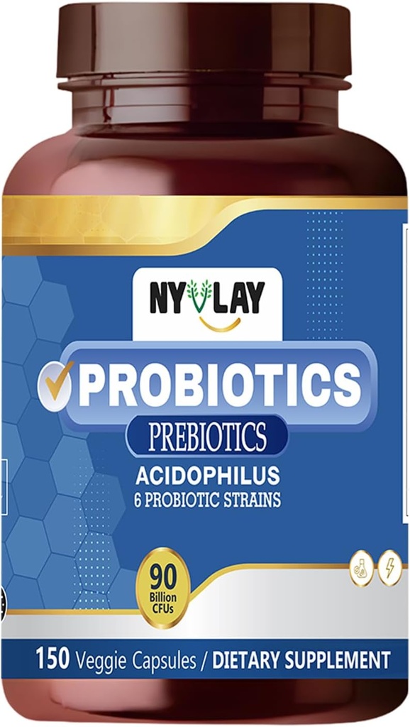 Prebiotics Probiotics 90 מיליארד CFU 150 קפסולות | תוספת של תוספי תזונה טבעית