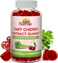 Tart Cherry Gummies (2000mg) עם סלירי פלט (400 מ"ג) - שינה, ופרקים - Tart Cherry Extractative to Tart Cherry Juice Concentrate, קפסולות, או אבקות - הרוזן 60