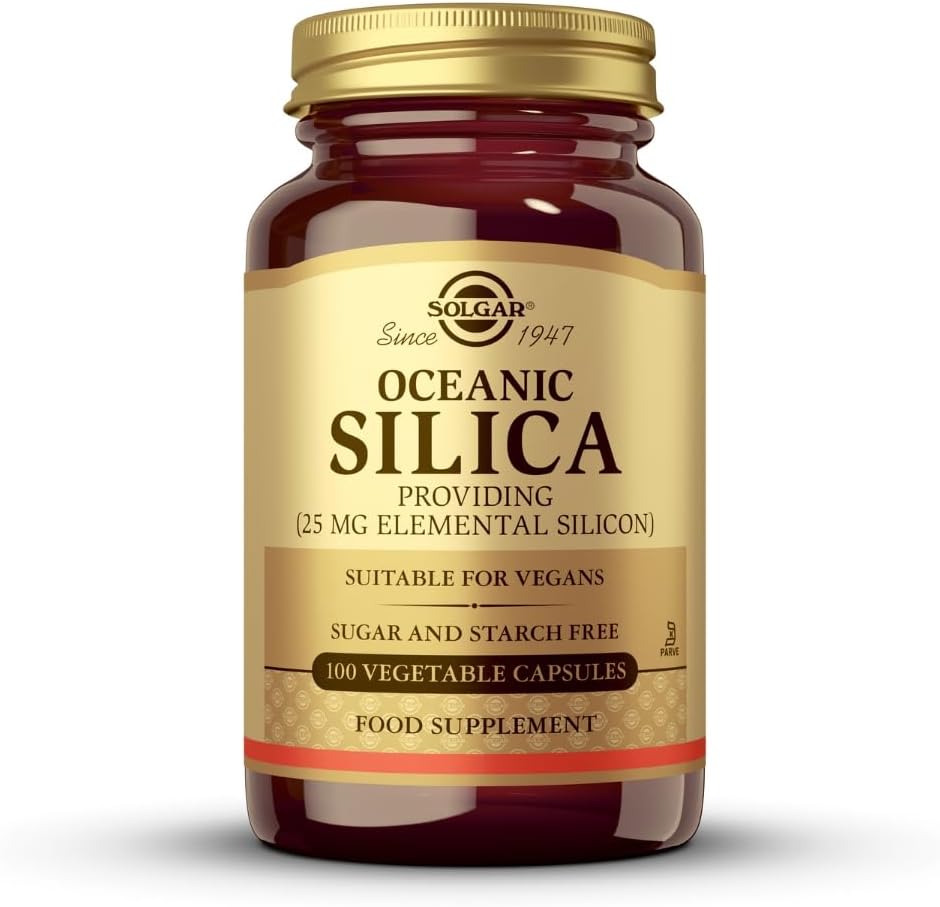 Solgar Oceanic Silica ירקות קפסולות, 25 Mg, 50 Count