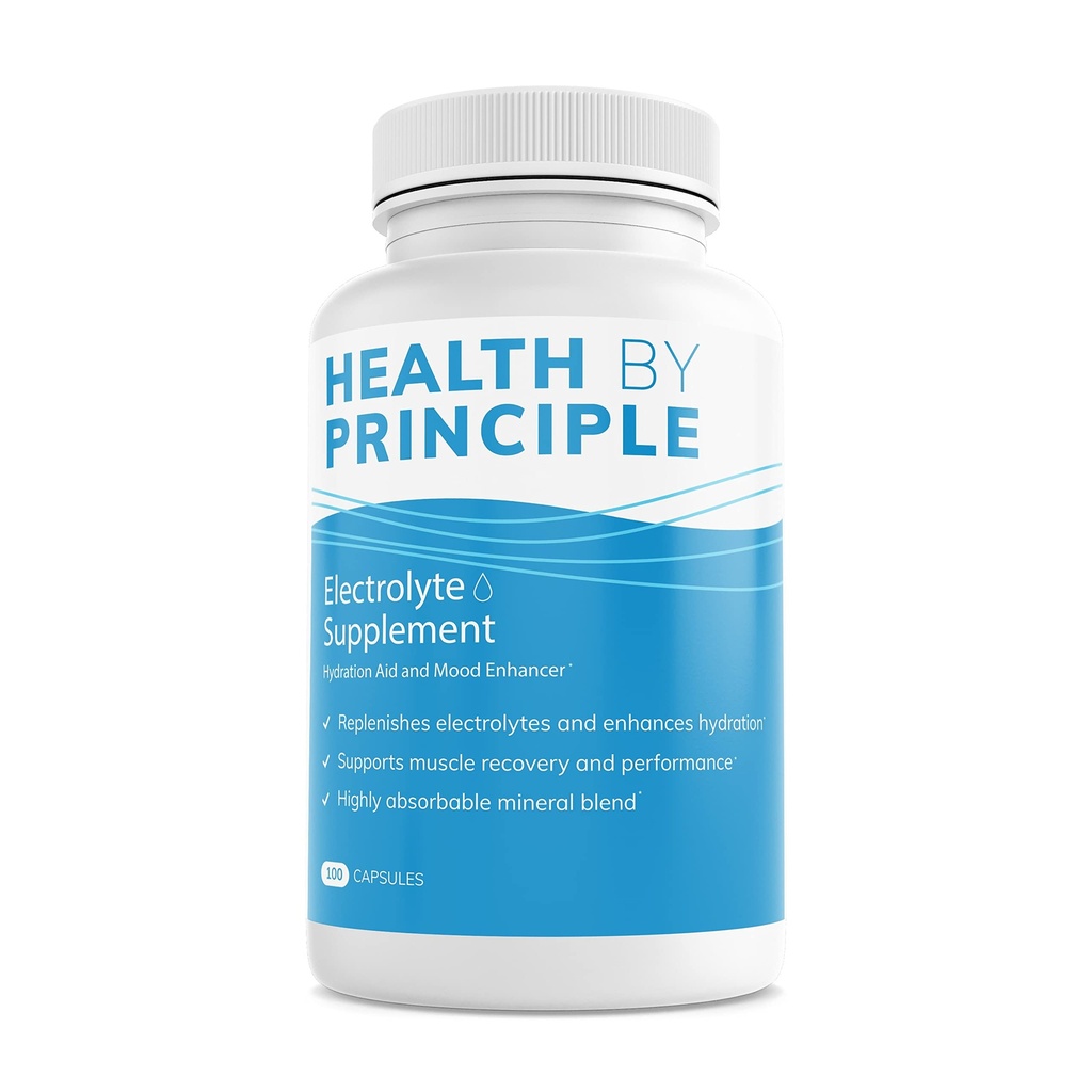 תוסף Electrolyte (No Iodine) - מניעת שריר, הידרציה מהירה -100 קל ל- Swallow Veggie קפסולות