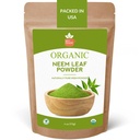 SPICY OrganIC Neem אבקת - 4 oz. - USDA אורגני - non-GMO - Fresh Dried Neem Leaves אבקת עבור שיער בריא ועור - Azadirachta Indica Ayurvedic Herb עבור כללי