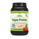 Herbal Secrets Vegan חלבונים | 28 גרם חלבון | 23 משרתים | 6.2 גרמים BCAA תוסף | Made in USA (2 Lb, Strawberry בננה)