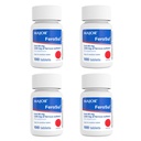 Major FeroSul - Ferrous Sulfate 325 מ"ג טבליות - תוספת ברזל לנשים וגברים - במיוחד coated Easy-to-Swallow טבליות - Red - 100 Count (4 Pack)