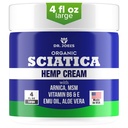 קרם Sciatica Cream - Premium Sciatica Cream - Fast Absorption & מקסימום הקלה - 4 oz גדול ערך Pack - Made in the USA
