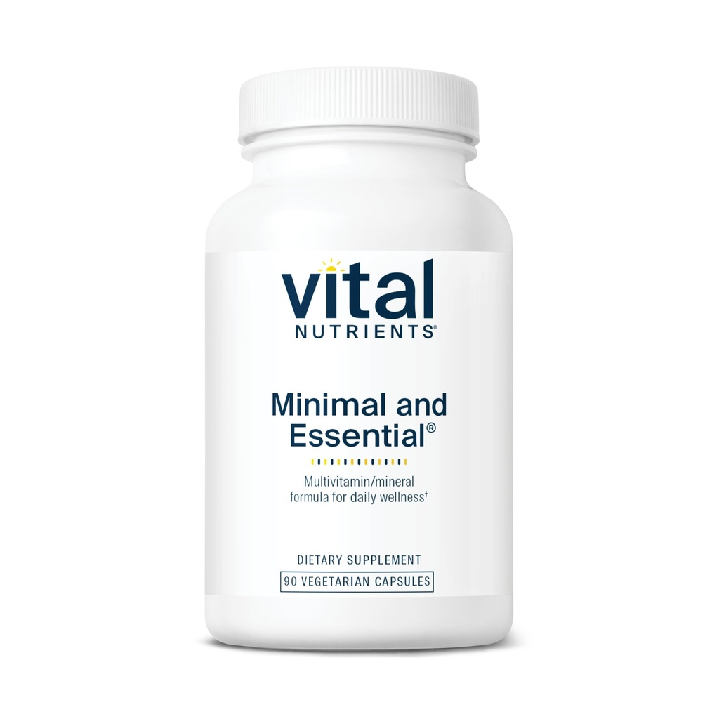 חומרים מזינים רעילים Minimal ו Essential Multivitamin | Vegetarian One per Day Multi ויטמין, מינרלים ואנטיoxidant תוסף* | Iron-Free | Iron-Free, Milk, Soy Free | Non-GMO | 90 קפסולות