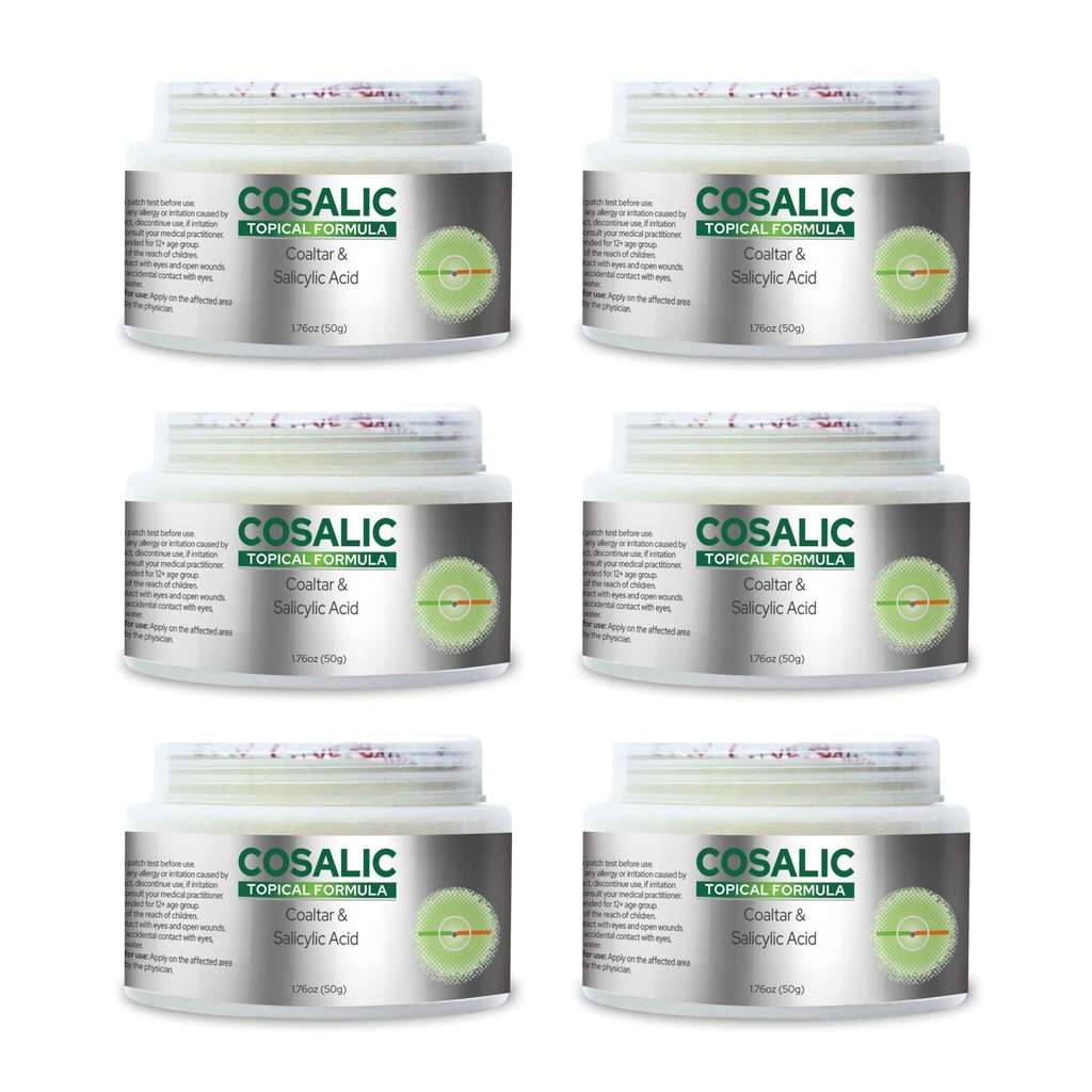 50 Gram Salicylic Acid Coal Tar Pack של 6