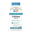 21st Century Calcium Plus D Tablets, 1000 מ"ג, 90 Count