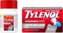 Tylenol תוספת כוח Acetaminophen Rapid Release Gels, Pain Reliever & Fever מופחת, 24 ct