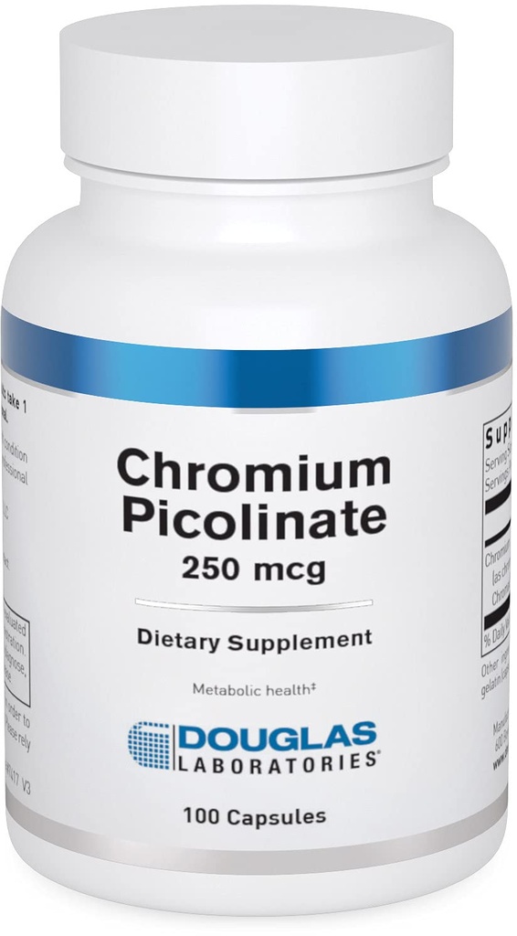 דאגלס מעבדות Chromium Picolinate (250 mcg) | תומך במטבוליזם בריא