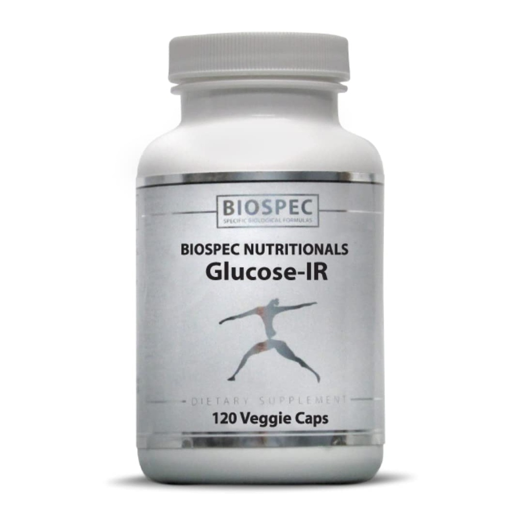 biospec Nutritionals Glucose-IR - Cinnamon Extract, Chromium, Berberine ו Biotin (120 קפסולות)