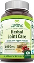 Herbal Secrets Joint Care 1950 Mg לכל תוספת לשרת; Veggie קפסולה | מכיל תמצית Boswellia, White Willow, Cat's Claw & Tart Cherry אבקת | Made in USA (1 Pack, 60 Count)