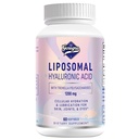 Liposomal Hyaluronic Acid תוספי 1000mg- High Bioavailable Dietary Hyaluronic Acid כמוסות עם Tremella Polysaccharides, Double Power Skin hydrotion, Joint Lubricationcation,1Packackackack