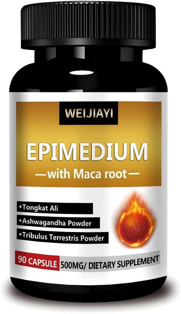 Epimedium יכול לשפר את התפקוד המיני הגברי - Super Epimedium, המכיל 500 מיליגרם לשרת, בשילוב עם תמצית של Dongge Ali, Saw Palm, Geneseng ו Black maca Root.