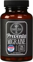 מניעת תוספת סיוע Migraine - חינם Butterbur, Magnesium, Riboflavin, Feverfew - Daily Headache Prevention - 60 קפסולות