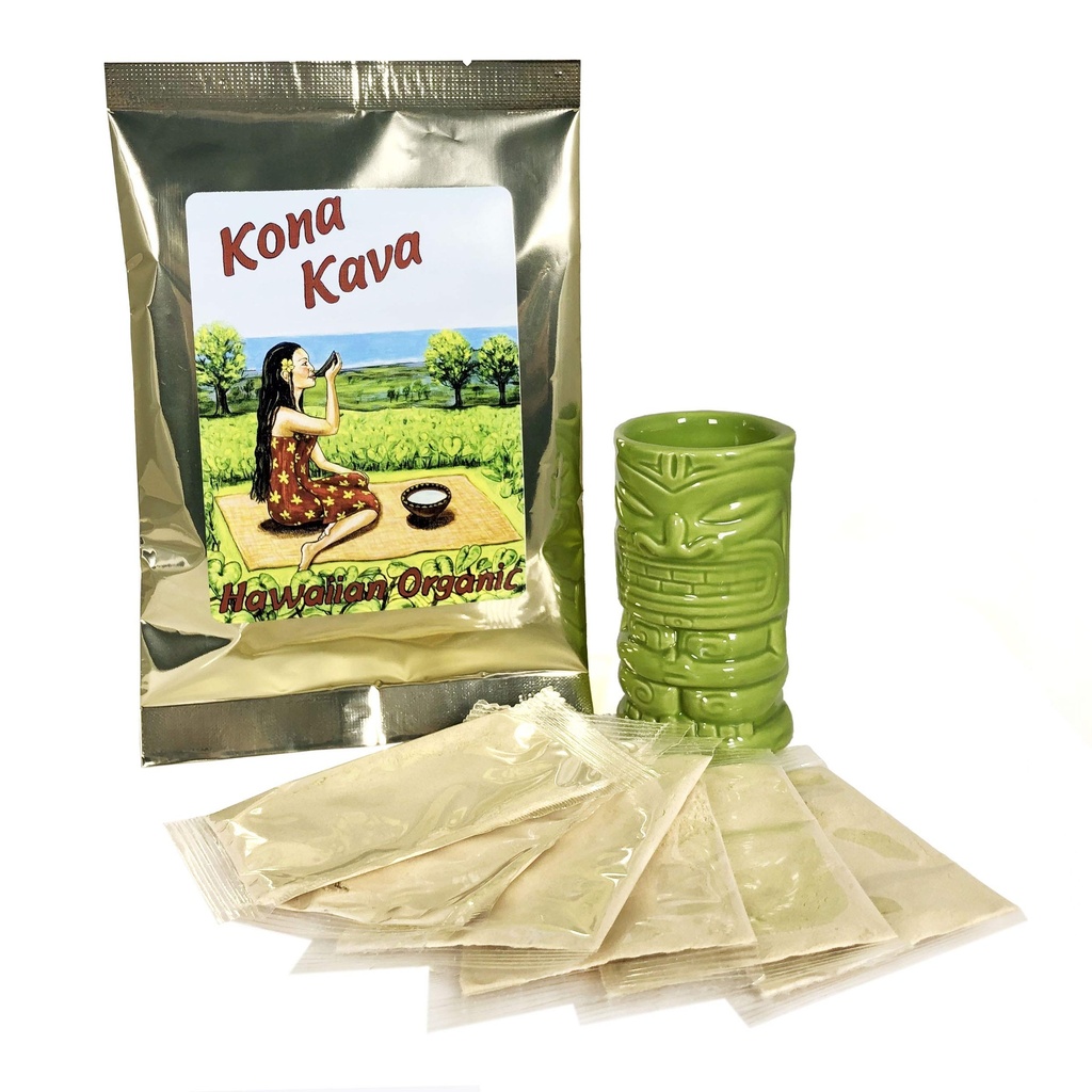 Kona Kava מיידי 30% Kavalactone Kava לשתות רווקים - טרופי - 6 Pack