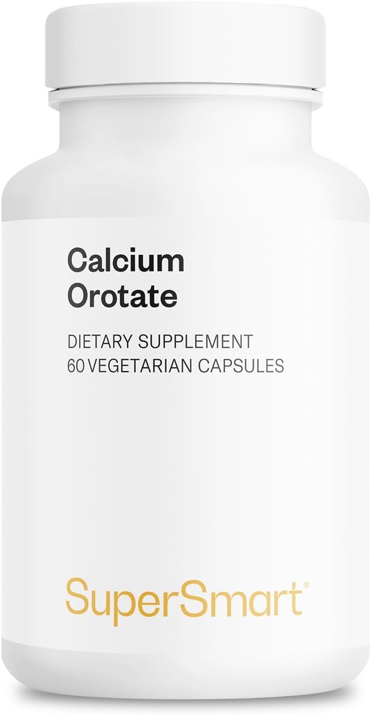 SuperSmart - Calcium Orotate with Magnesium Orotate 9:1 (באיכות גבוהה Bioavailable) - שיניים מתקדמות ועצמות העצם תוסף
