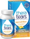 TheraTears 1200 מ"ג אומגה 3 תוספי תזונה לעיניים, אורגני Flaxseed Triglyceride שמן ויטמין E, 90 Count