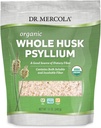 ד"ר מריקולה אורגני שלם Husk Psyllium Dietary תוסף, 68 משרתות (12 Ounces), מקור טוב של Dietary Fiber, תומך בבריאות העיכול, Non GMO, Gluten Free, Soy Free, USDA אורגני