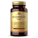 Solgar B-Complex "100", 100 קפסולות ירקות - תמיכה במערכת העצבים - תמיכה במטבוליזם אנרגיה - non-GMO, טבעוני, Gluten Free, Milk, כשר - 100 משרתים