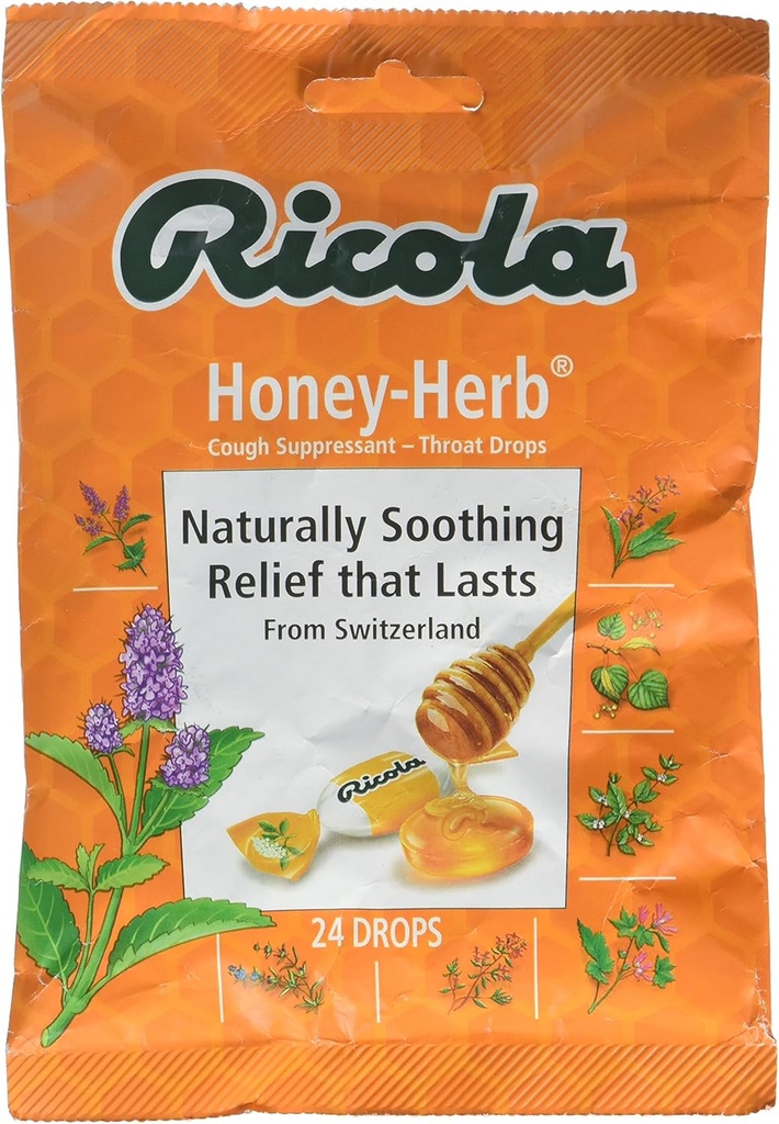 Ricola Natural Honey Herb 24 טיפות