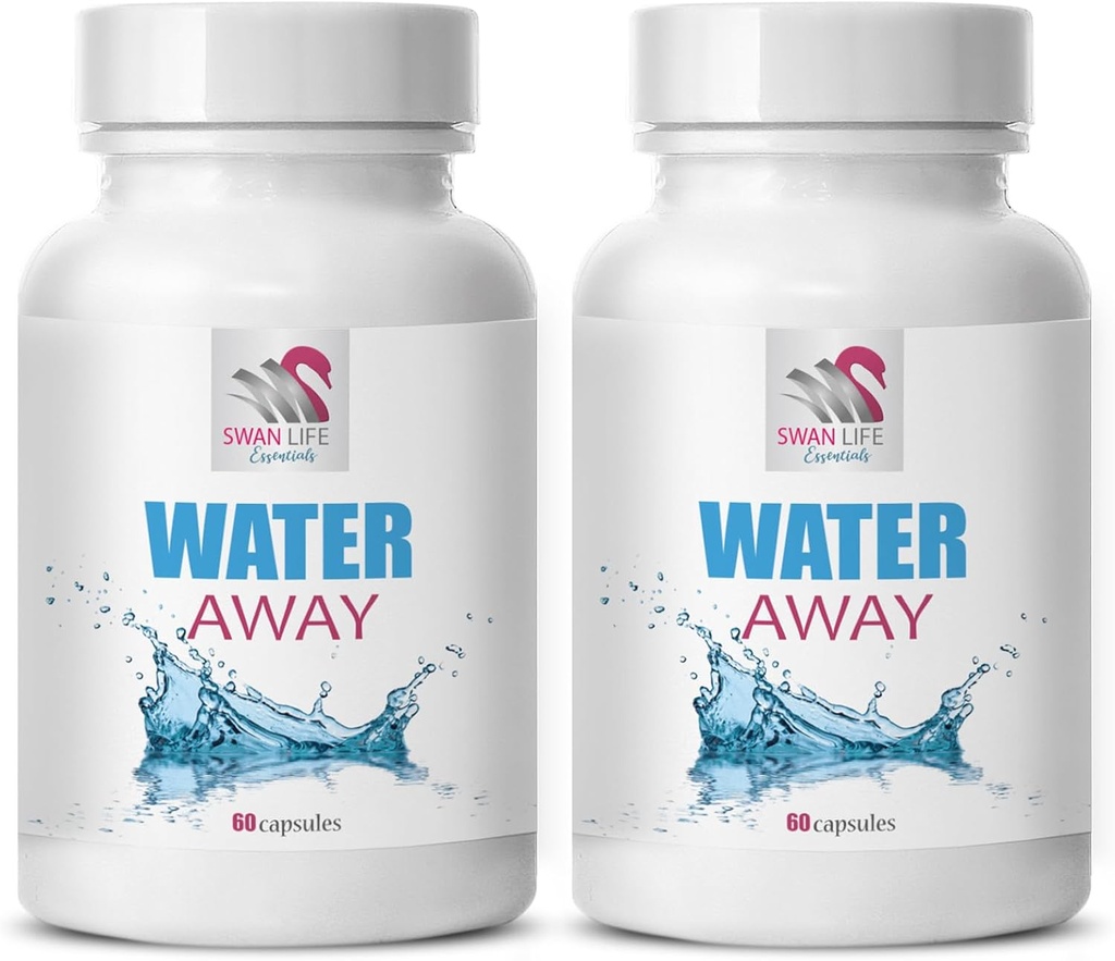 תמיכה במים צמחיים - WATER AWAY - מורכב דיאורטי, מורכבות דיאורטית, איזון מים, תמיכה טבעית, צמחי מרפא צמחי מרפא, בריאות צמחית, נוסחת צמחית, תמיכה צמחית 2 Bot 120s Caps