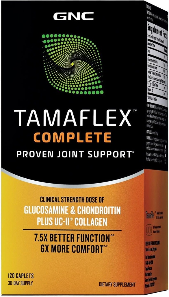 GNC Tamaflex השלם, מספק תמיכה משותפת, 120 קפסולות