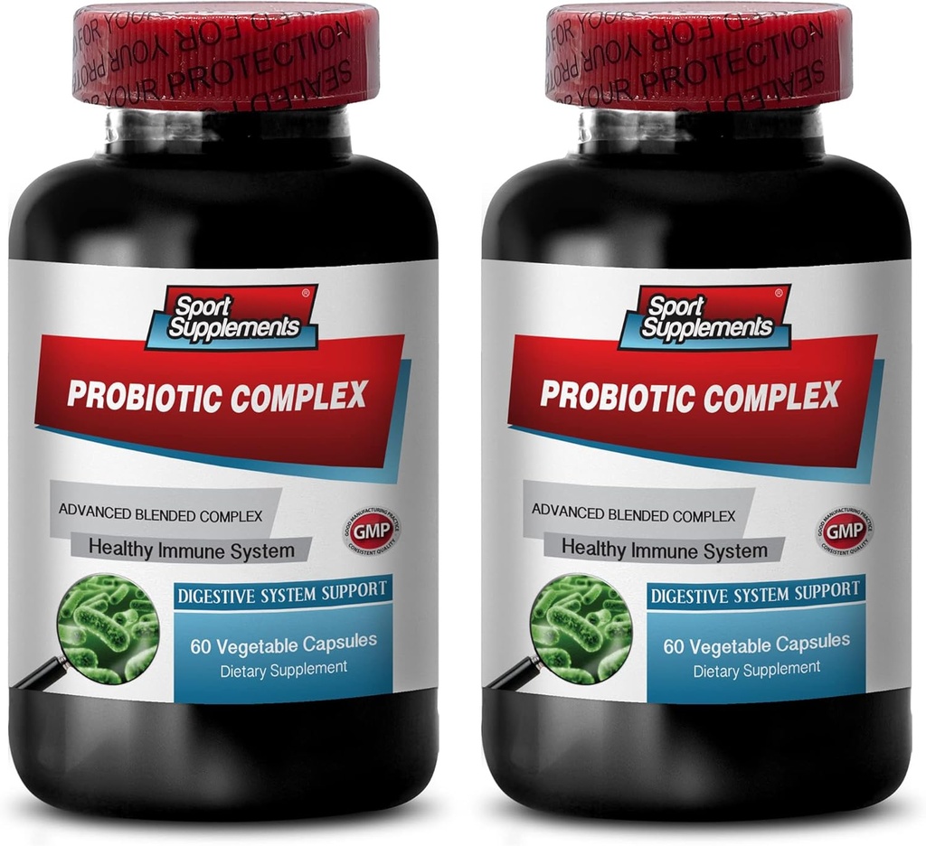 תזונה בריאה - תרכובת מתקדמת של מערכת העיכול - Probiotic Bacillus, תוספי Digestive, bifidobacterium lactis, פרוביוטיקה Multi Enme Digestive Formula, 2B 120 Caps Caps