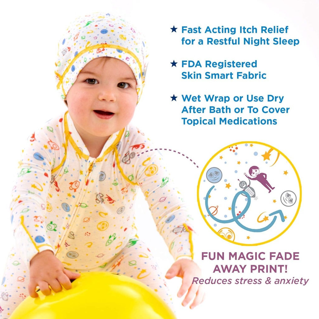 Eczema Cradle Cap ראשי + Itch הקלה עבור מודראט ל-Se Scalp Eczema & Seborrheic Dermatitis Sleep Treatment - Baby & Toddler