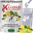 Krampade 1Krs Potassium אבקת לשתות לערבב | 1000 מ"ג | הידרציה ומניעת Cramp