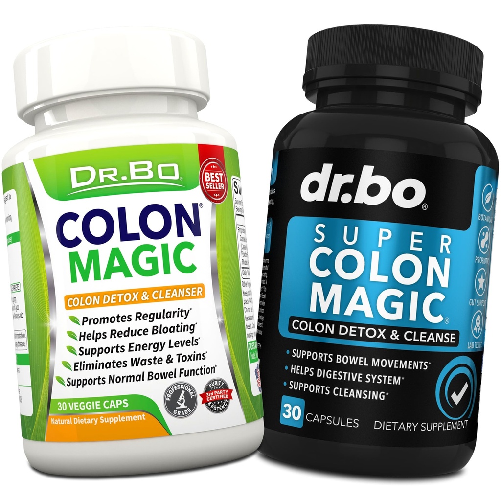 קפסולות תוספת של Detox - 15 יום קירור גלולות & Probiotic Daily Herbal ניקויsing - Natural Bowel התנועה תוספי עבור Intestinal Stomach Bloating Gut Support