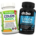 קפסולות תוספת של Detox - 15 יום קירור גלולות & Probiotic Daily Herbal ניקויsing - Natural Bowel התנועה תוספי עבור Intestinal Stomach Bloating Gut Support